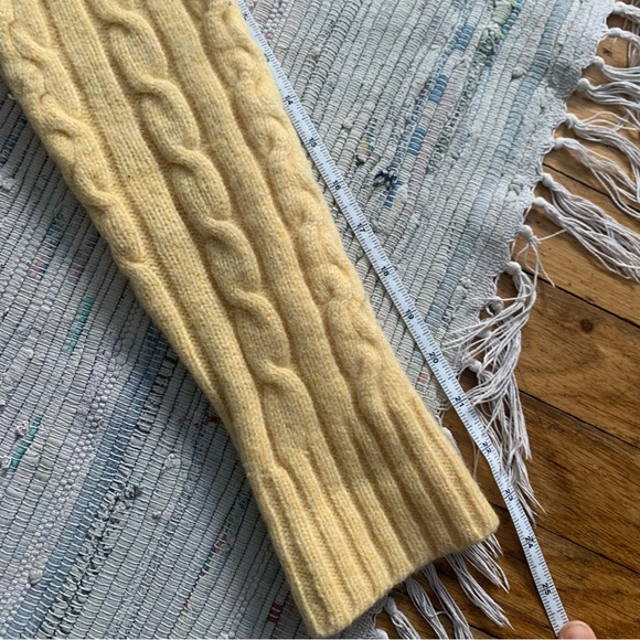 Vintage 100% Wool Zipup Knit Cardigan Sweater Hood - Picture 6 of 8